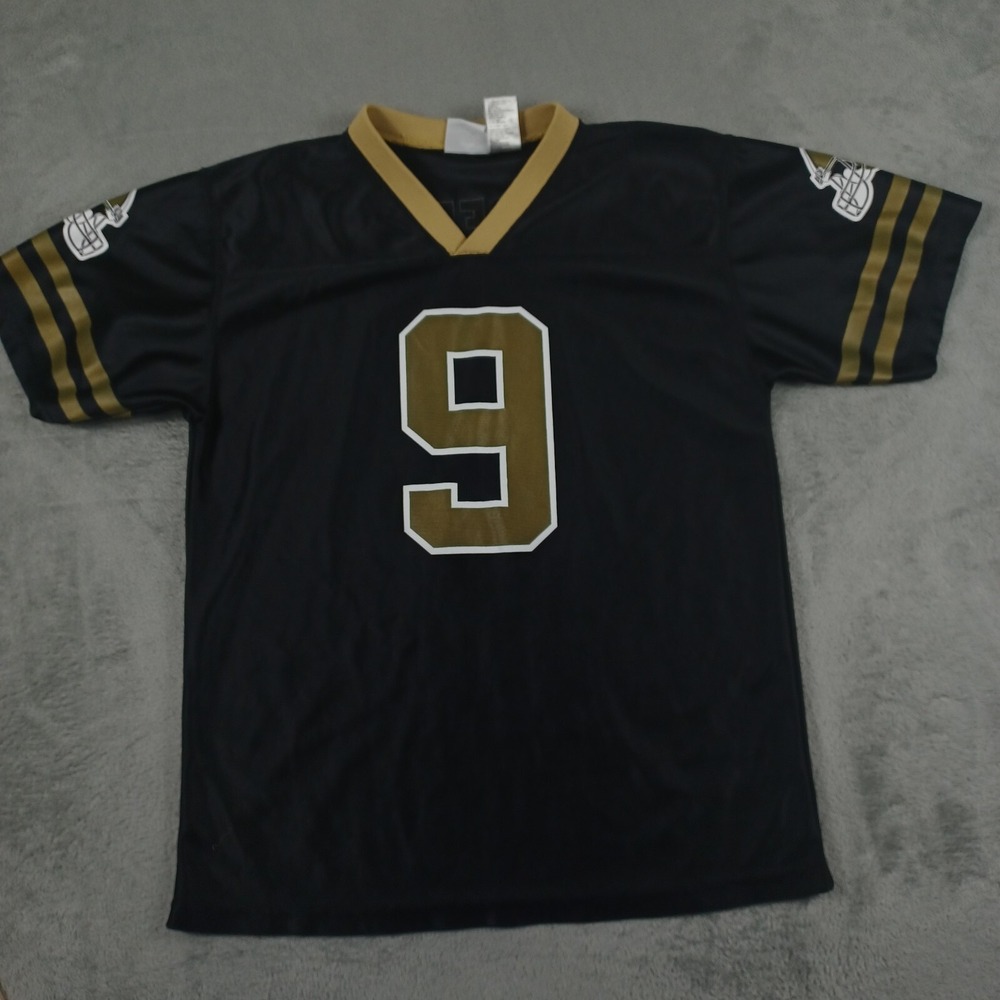 NFL Black and Gold #9 Kids Jersey
